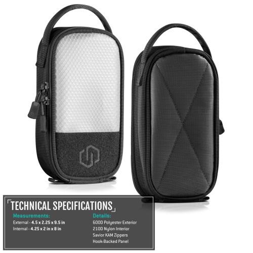 Savior Equipment CORE 8X4 Pouch w/ Hook Backing (2-Pack) — Dark FDE | Tactical Storage Pouch | SP-CORE8X4-2P-TN