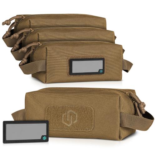 Savior Equipment Loose Sac — Soft Ammo Carrier (4-Pack) — Dark FDE | Tactical Storage | SP-AMST-4P-TN