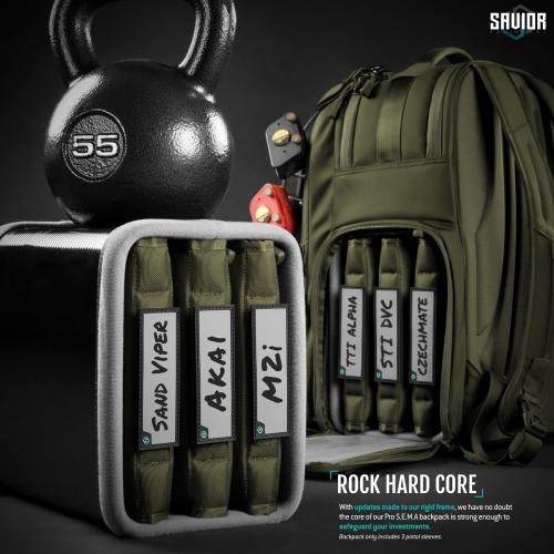 Savior Equipment PRO S.E.M.A. Competition Backpack — XL Range Pack | Tactical Gear Storage | BP-SEMAXL-PRO-OG