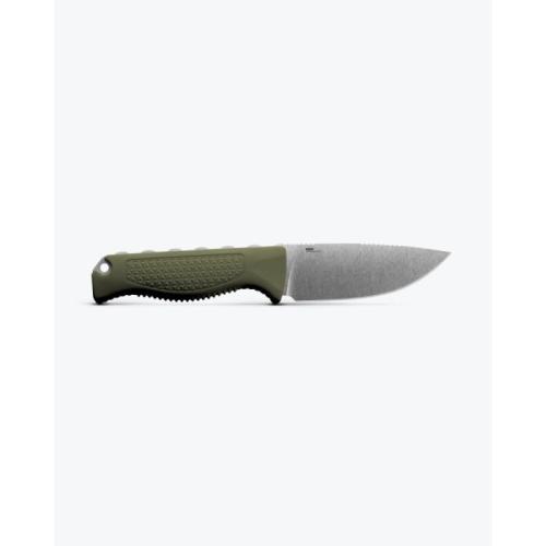 Benchmade Steep Country — Dark Olive Santoprene® | Fixed-Blade Hunting Knife | 15006-01