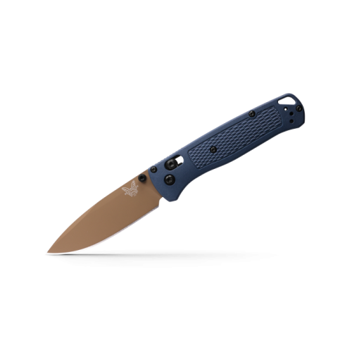 Benchmade Bugout — CPM-S30V Fine Edge, Crater Blue Grivory | Folding Knife | 535FE-05