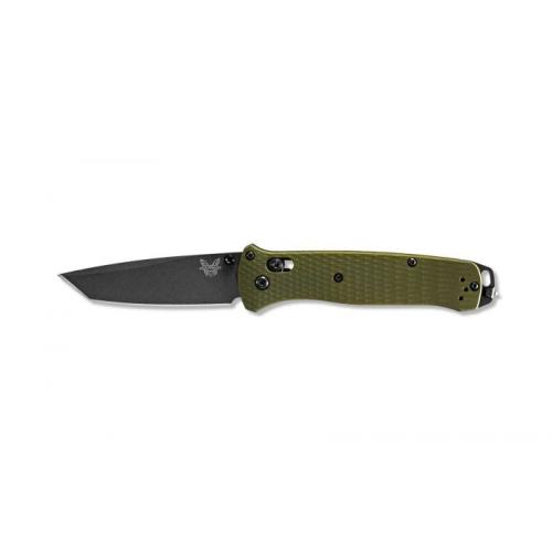 Benchmade Bailout® — CPM-M4 Tanto, Woodland Green Aluminum | Folding Knife | 537GY-1