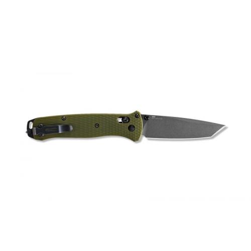 Benchmade Bailout® — CPM-M4 Tanto, Woodland Green Aluminum | Folding Knife | 537GY-1