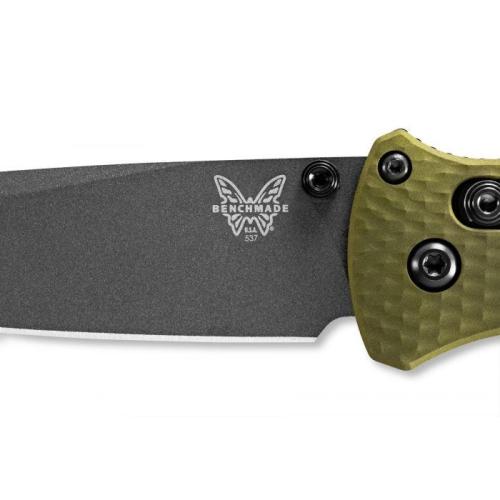Benchmade Bailout® — CPM-M4 Tanto, Woodland Green Aluminum | Folding Knife | 537GY-1