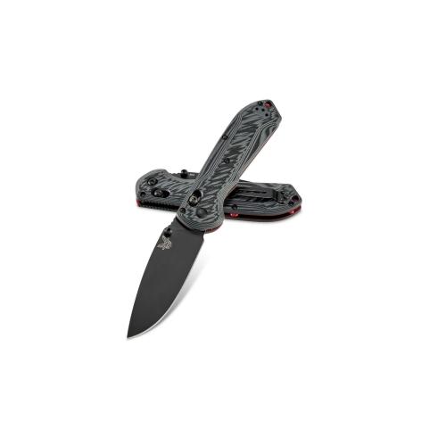 Benchmade Super Freek® — CPM-M4 Drop-Point, Black & Red Layered G10 | Folding Knife | 560BK-1