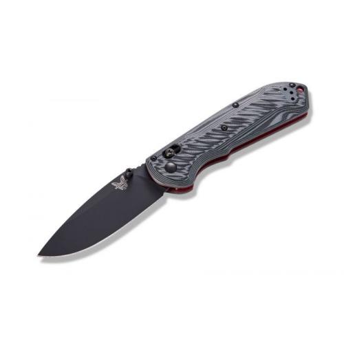 Benchmade Super Freek® — CPM-M4 Drop-Point, Black & Red Layered G10 | Folding Knife | 560BK-1