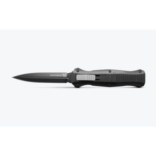 Benchmade Infidel® — D2 Double-Edged Dagger, Black Aluminum | OTF Automatic Knife | 3300BK