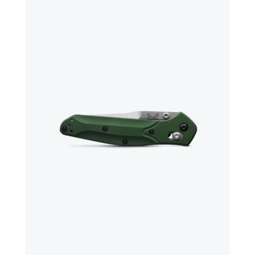 Benchmade 940 Osborne — S30V Reverse Tanto, Green Aluminum | Folding Knife | 940