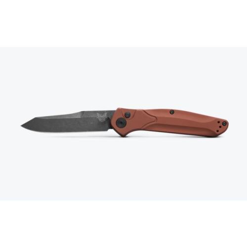 Benchmade Auto Osborne — 3.4" MagnaCut Reverse Tanto, Burnt Copper Aluminum | Automatic Knife | 9400BK-03