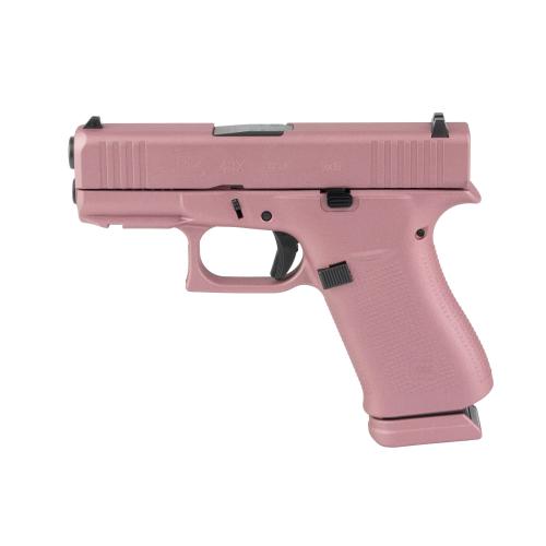 GLOCK 43X Custom Plush Pink — 9MM, 3.41" Barrel, 15-Round | Sub-Compact Pistol | UX4350204NR15