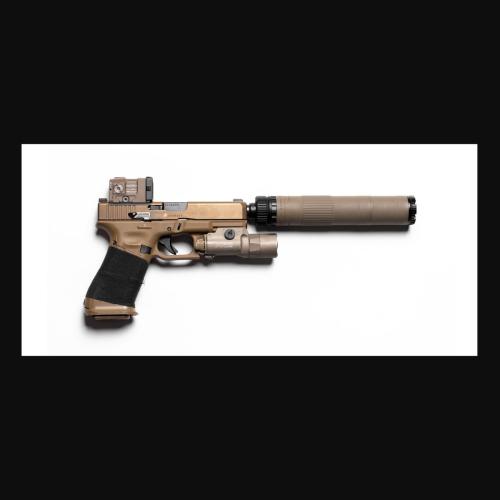 Dead Air Mojave 9 Suppressor - 9mm, Silver | MOJAVE9SIL