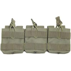 NcSTAR AR10 M1A FAL Triple Mag Pouch GreenNcSTAR AR10 M1A FAL Triple Mag Pouch Green