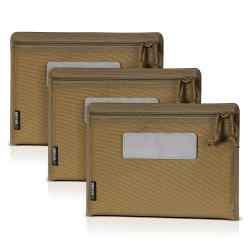 Savior Equipment Pistol Sleeve 3-Pack – Tan | For Specialist Range Bag