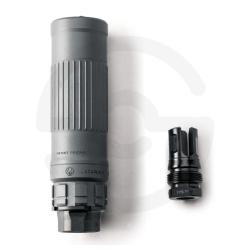 Dead Air Lazarus 6 Suppressor – 5.56 / 6mm – Xeno Mount – Sniper Grey