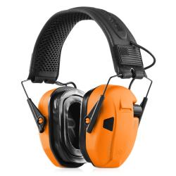 Apollo Electronic Sound Suppressors — Hi-Vis Orange | Electronic Hearing Protection | Part Number EM-APOLLO-AN