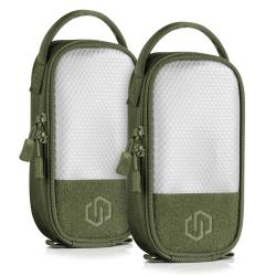 Savior Equipment CORE 8X4 Pouch w/ Hook Backing (2-Pack) — OD Green | Tactical Storage Pouch | SP-CORE8X4-2P-OG