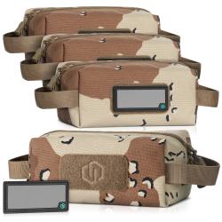 Savior Equipment Loose Sac — Soft Ammo Carrier (4-Pack) — Chocolate Chip (DBDU) | Tactical Storage | SP-AMST-4P-DBDU