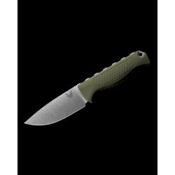 Benchmade Steep Country — Dark Olive Santoprene® | Fixed-Blade Hunting Knife | 15006-01