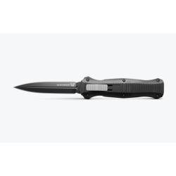 Benchmade Infidel® — D2 Double-Edged Dagger, Black Aluminum | OTF Automatic Knife | 3300BK