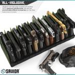 Savior Equipment 12-Slot Pistol Rack – OD Green