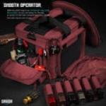 Pistol Range Bag - Specialist Series - Red (RA-3GUN-WS-RD)