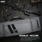 Double Rifle Bag - Specialist Series - 46" Gray (RB-4613DG-WS-GS)