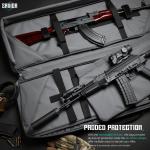 Double Rifle Bag - Specialist Series - 42" Gray (RB-4213DG-WS-GS)