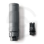 Dead Air Lazarus 6 Suppressor – 5.56 / 6mm – Xeno Mount – Sniper Grey
