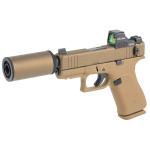 Glock 43X MOS Hush Puppy Project Bundle w/ Holosun 407K & Hush Puppy Project Model 2 Suppressor