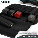 Savior Equipment Mag Buddy — Pistol Mag Pouch (2-Pack), Holds 10 Magazines | Magazine Storage | MP-FD-PISX5-2P-BK