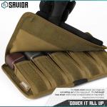Savior Equipment Mag Buddy — Pistol Mag Pouch (2-Pack), Dark FDE, Holds 10 Magazines | Magazine Storage | MP-FD-PISX5-2P-TN
