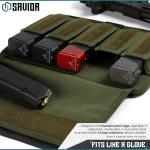 Savior Equipment Mag Buddy — Pistol Mag Pouch (2-Pack), OD Green, Holds 10 Magazines | Magazine Storage | MP-FD-PISX5-2P-OG
