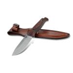 Benchmade Saddle Mountain Skinner — Stabilized Wood | Fixed-Blade Hunting Knife | 15002