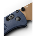 Benchmade Bugout — CPM-S30V Fine Edge, Crater Blue Grivory | Folding Knife | 535FE-05