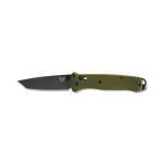 Benchmade Bailout® — CPM-M4 Tanto, Woodland Green Aluminum | Folding Knife | 537GY-1