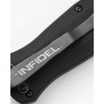Benchmade Infidel® — D2 Double-Edged Dagger, Black Aluminum | OTF Automatic Knife | 3300BK