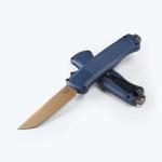 Benchmade Shootout — Tanto OTF Automatic, Crater Blue Grivory | Automatic Knife | 5370FE-01