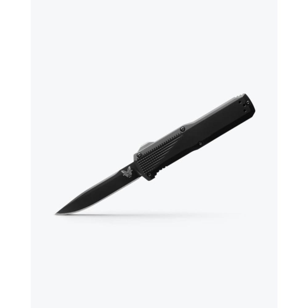 Benchmade Phaeton® — S30V Clip-Point, Black Aluminum | OTF Automatic Knife | 4600DLC-1