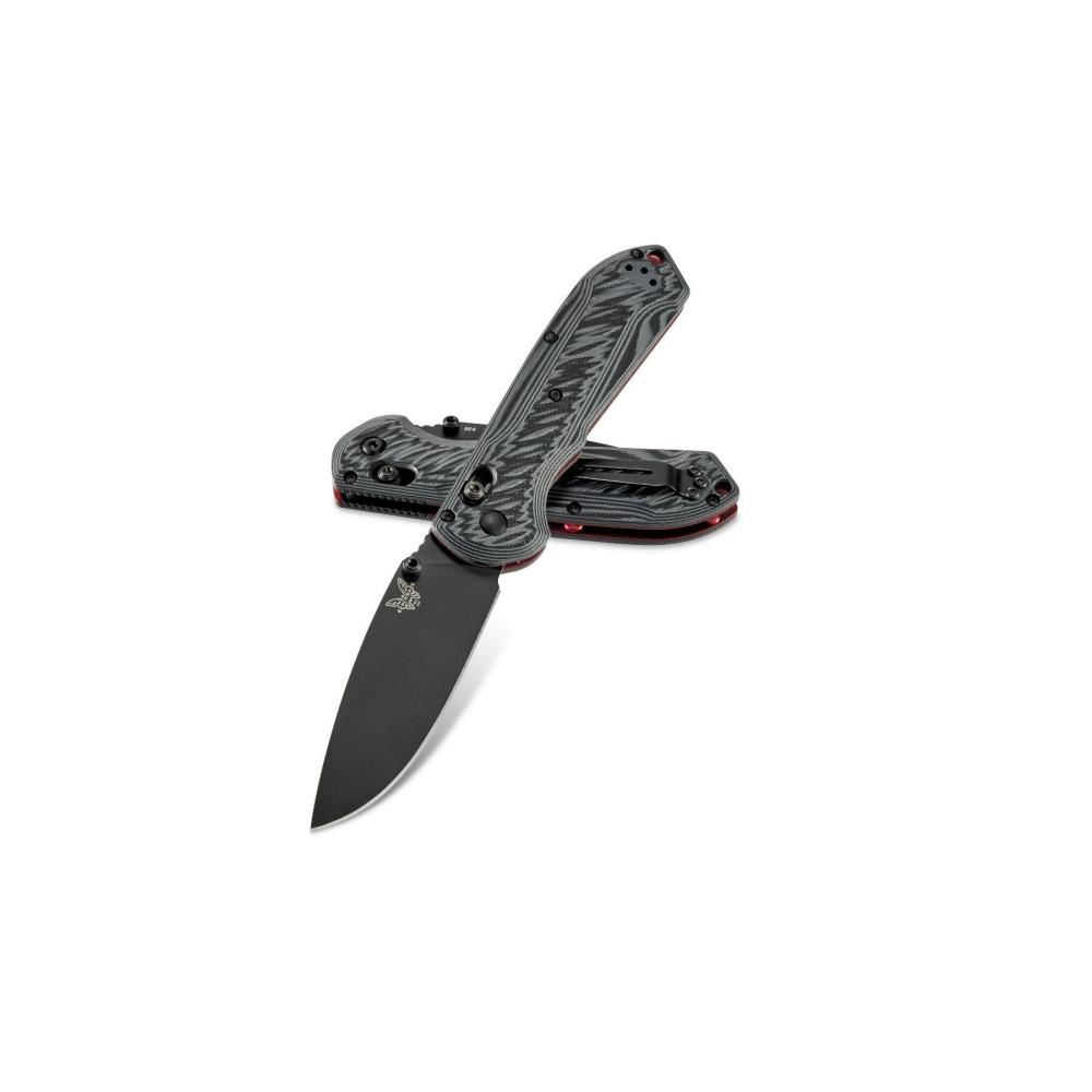 Benchmade Super Freek® — CPM-M4 Drop-Point, Black & Red Layered G10 | Folding Knife | 560BK-1