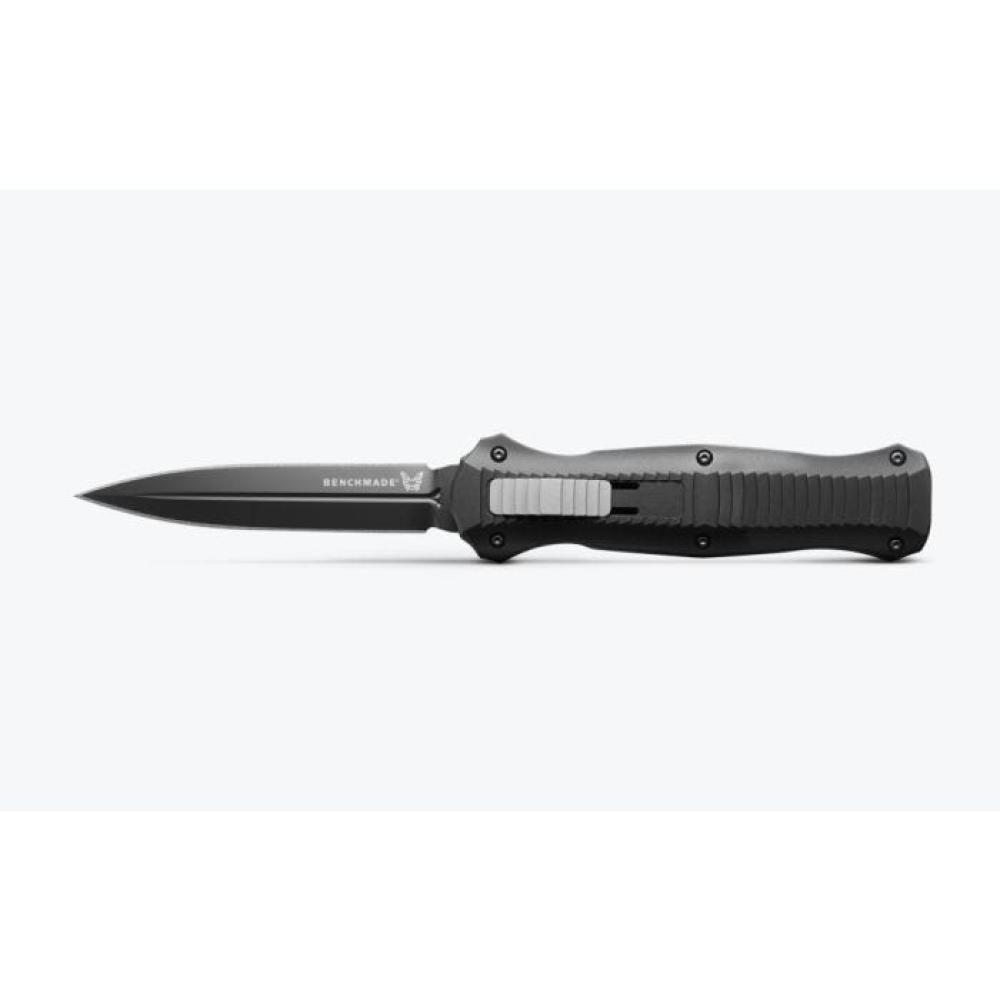 Benchmade Infidel® — D2 Double-Edged Dagger, Black Aluminum | OTF Automatic Knife | 3300BK