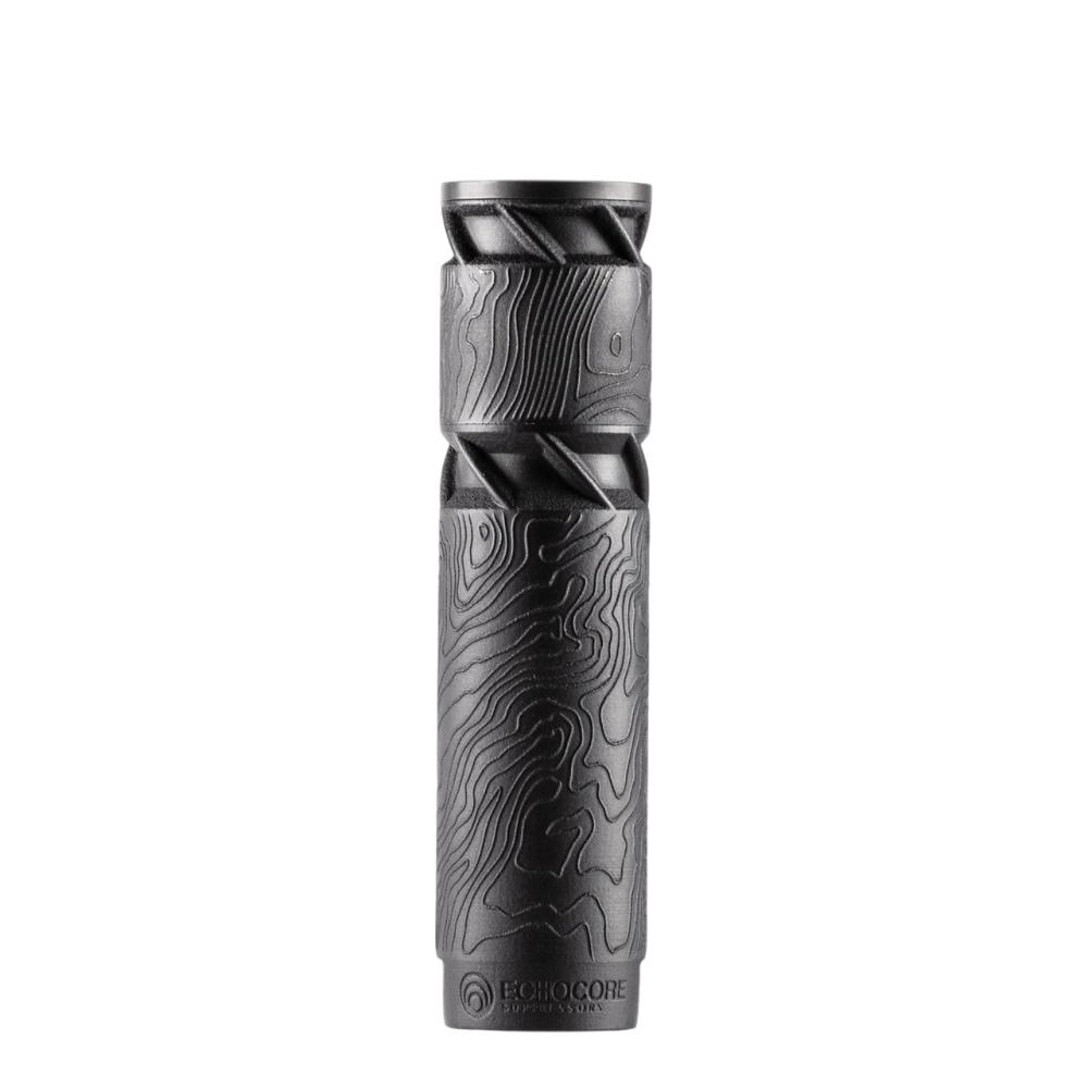 ECHOCORE Suppressors Radius 360 Reduced Backpressure Multi-Cal Titanium Suppressor | Suppressor | Part Number ECHO-SD-RADIUS-MMS