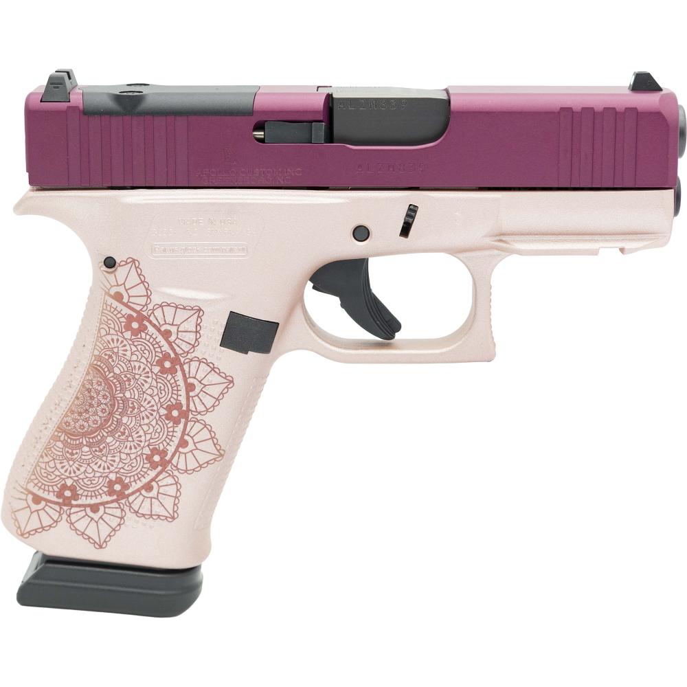 Apollo Custom Glock 43X MOS Mandala — 9mm | 15-Round | ACG-09105UFM15