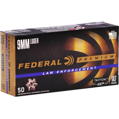 9MM 147G HST - 50 Rounds