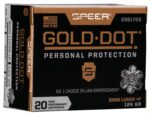 9MM 124G GOLD DOT +P