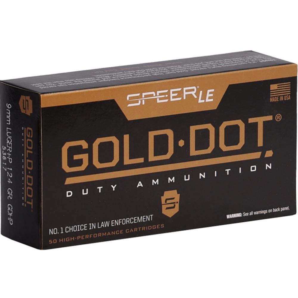 SPEER GOLD DOT 124 + P 50RND