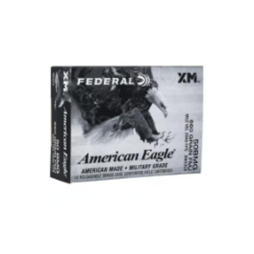 Federal American Eagle .50 BMG Ammo 660 Grain FMJ,10 rds