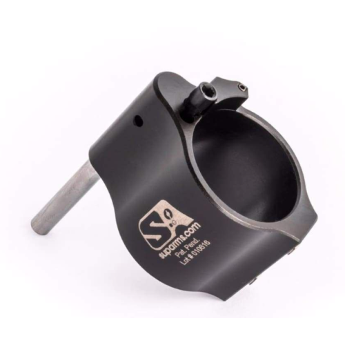 .936” Adjustable Gas Block / Stainless Steel / Solid, Set Screw / Melonite Finish