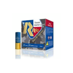 RIO AMMUNITION TG3675TX Top Game Texas Game Load Standard Velocity 12 Gauge 2.75 1-1/4 oz 7.5 Shot 25 Bx/ 10 Cs