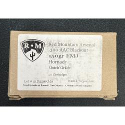 RED MOUINTAIN ARSENAL 300 BLACKOUT 150 GR