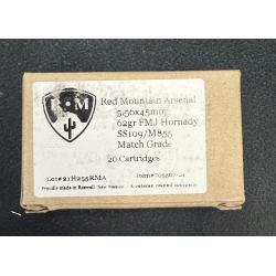 RED MOUNTAIN ARSENAL 5.56 FMJ 62 GR